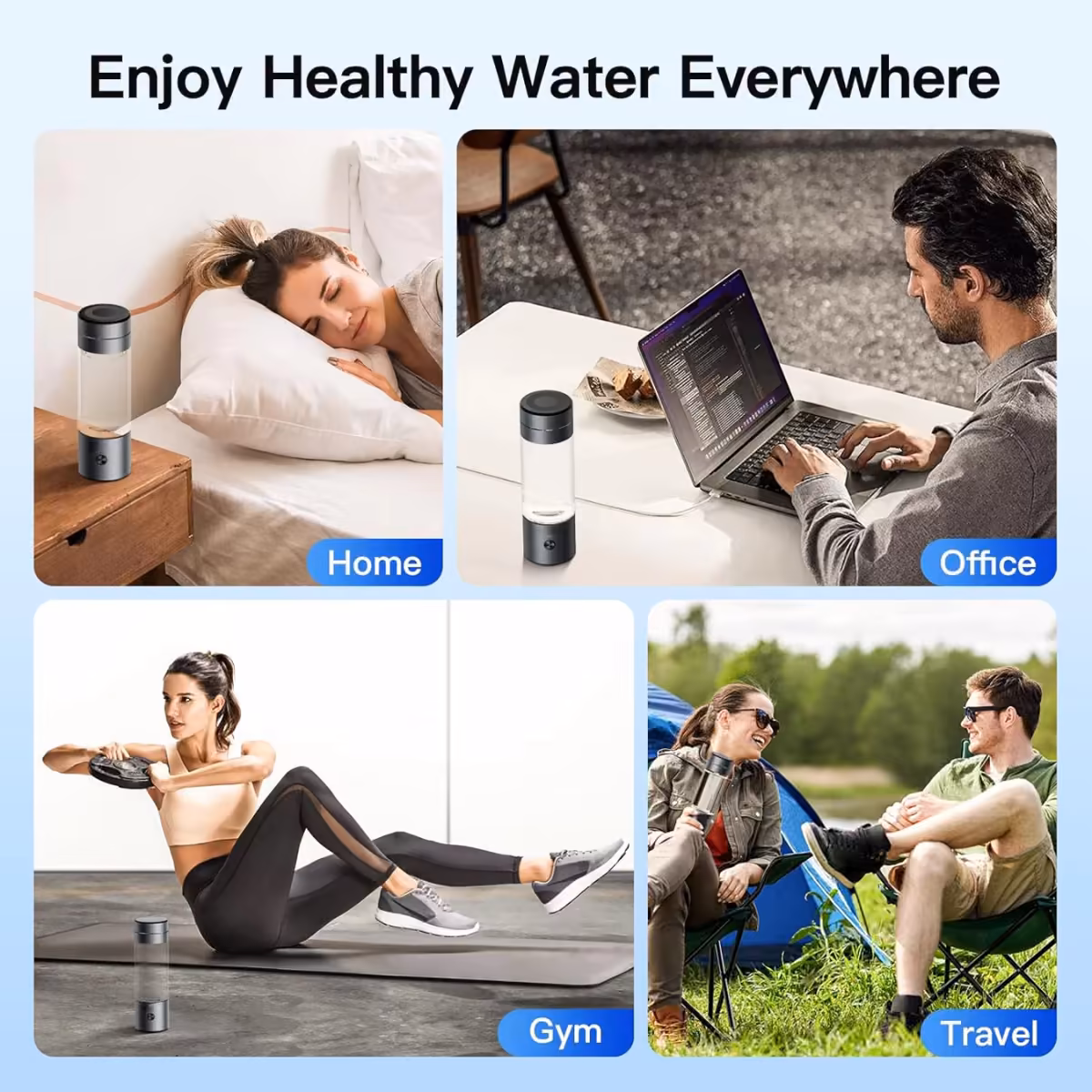 H226 Hydrogen Water Bottle main product image for OEM/ODM hydrogen product sourcing