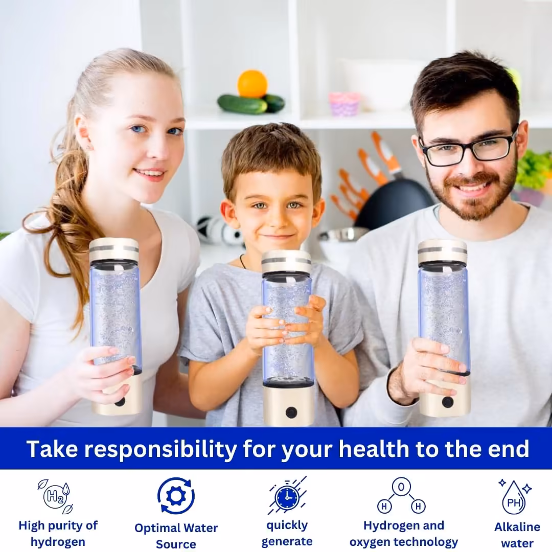 H266C Hydrogen Water Bottle main product image for OEM/ODM hydrogen product sourcing