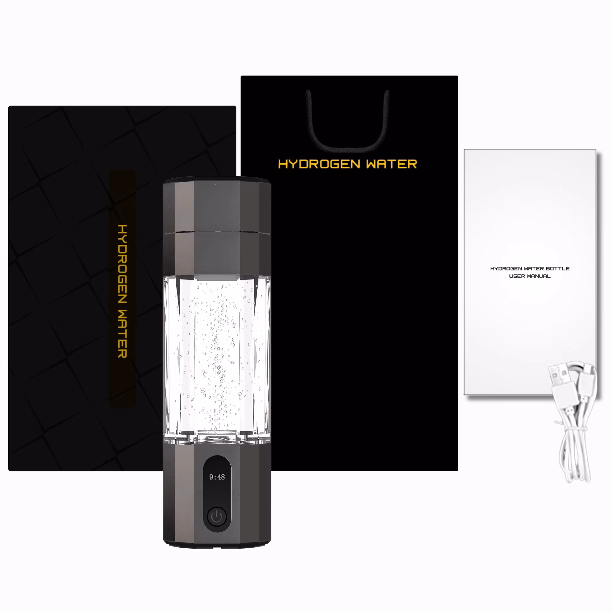 H60 Portable Hydrogen Water Bottle for OEM application image for OEM/ODM hydrogen product sourcing