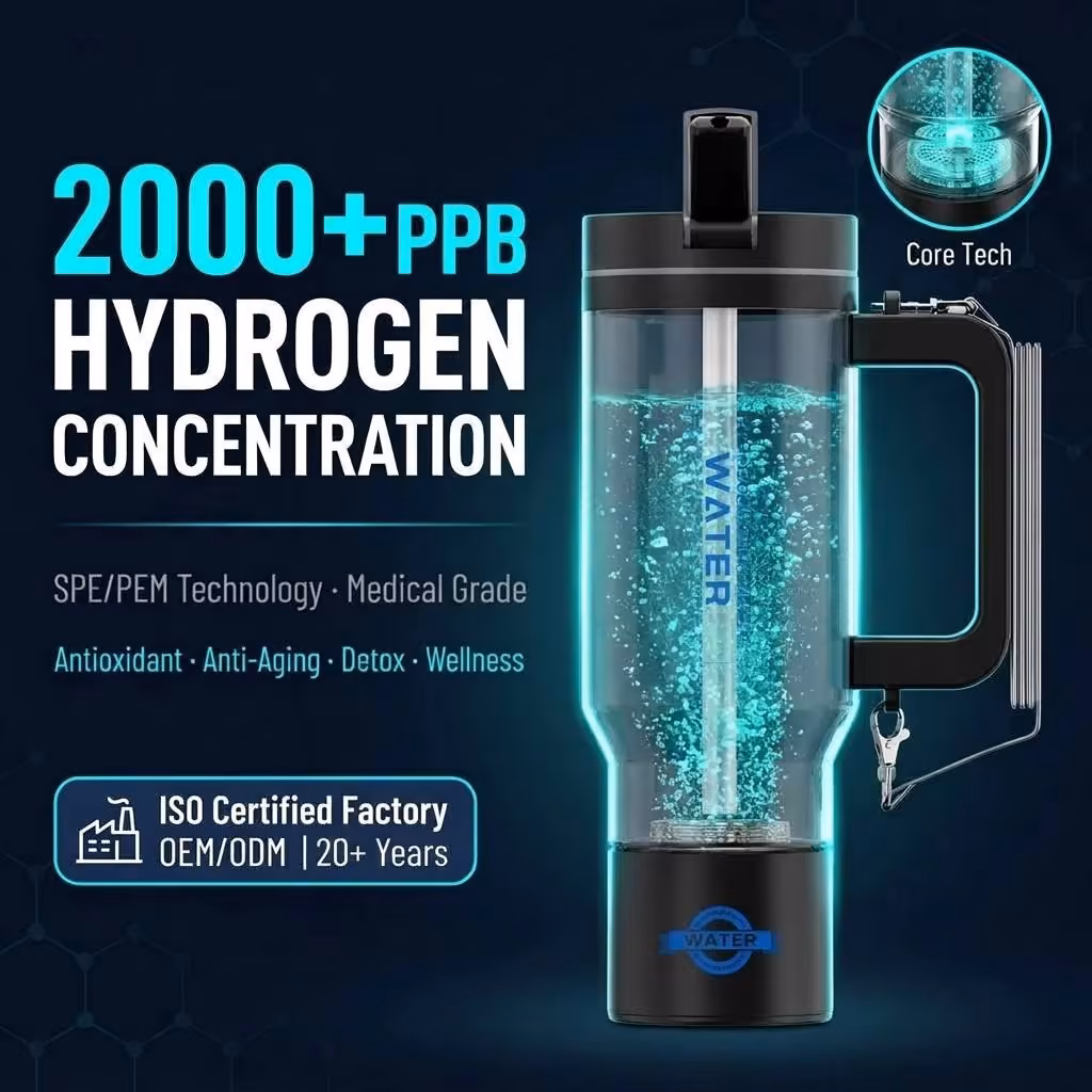Ultra H2 Cold Hydrogen Water Bottle Generator - Hydrogen Water Machine by PHYFLOW