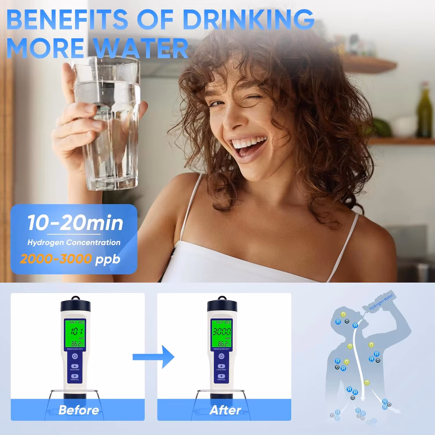 W10-2 Hydrogen Water Kettle product image