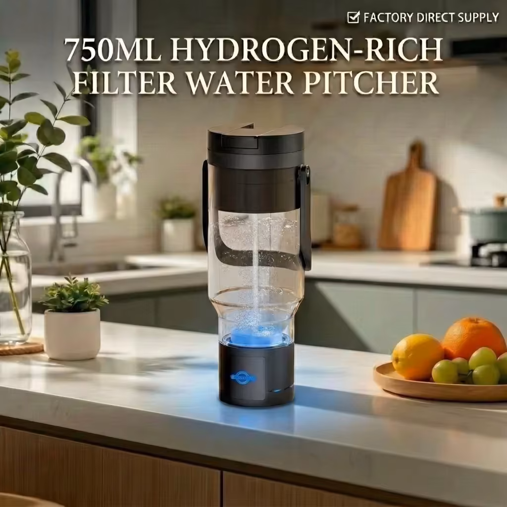 W10-5T hydrogen water bottle main product view for OEM and private label sourcing