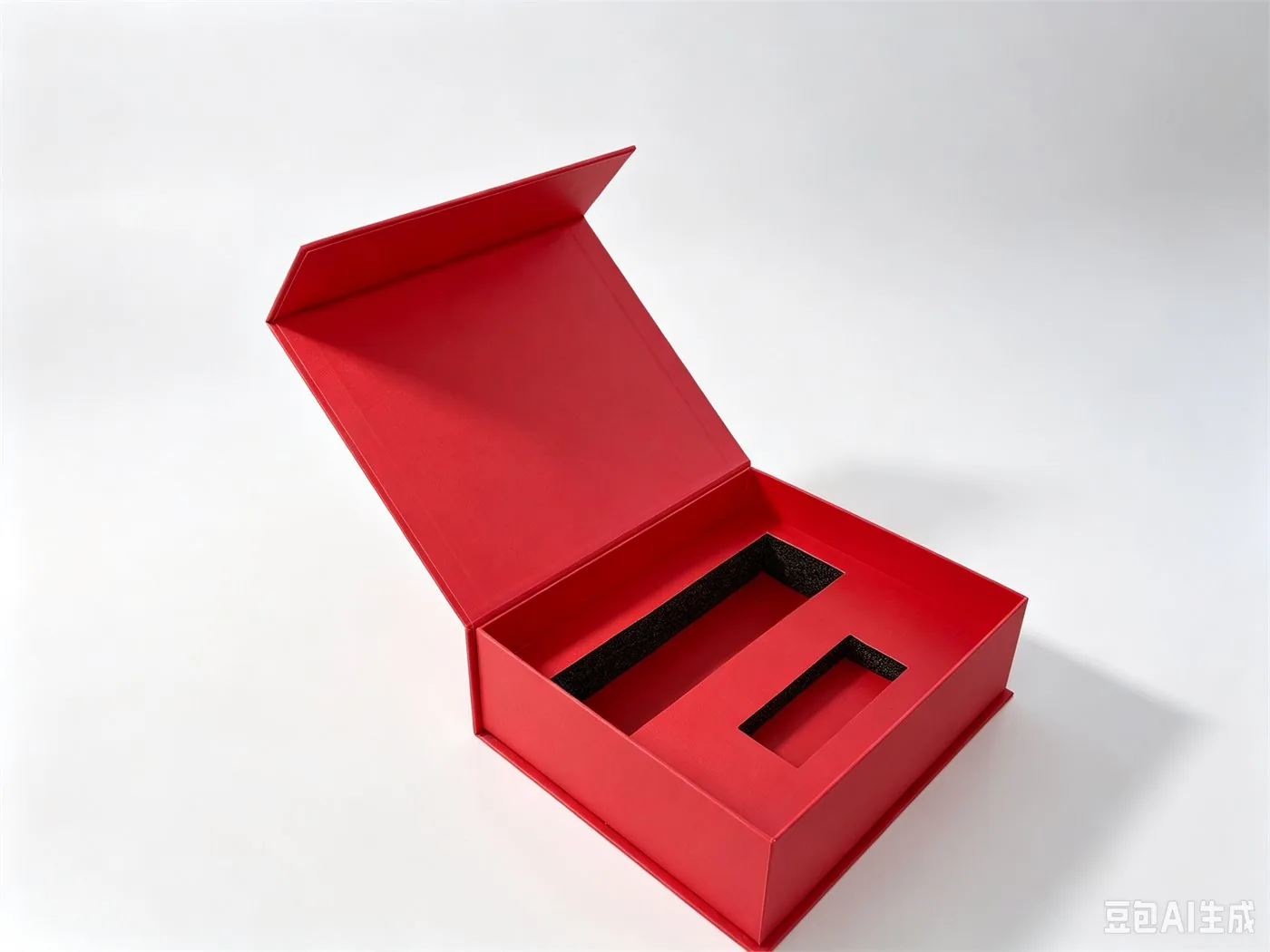 Custom flip-top hydrogen water bottle gift box with fitted insert
