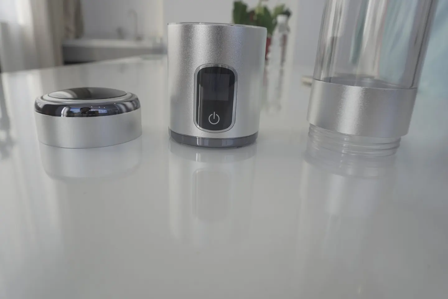 PHYFLOW H88 Kappe, Steuerbasis und Flaschenkörper als Baugruppe ausgerichtet